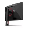 AOC C32G4Z 31.5 inch Curved Gaming Monitor, Full HD, 240Hz, 1ms, VA, FreeSync Premium, Must/Punane