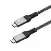 Gembird CCBP-USB4-CMCM240-0.5M Premium USB4 Type-C laadimis- ja andmekaabel, 40 Gbps, 240 W, 0,5 m