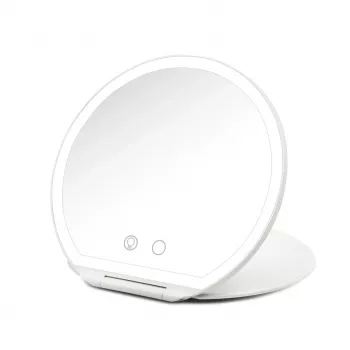 Girmi BE03 Meigipeegel LED-valgustusega, 1x/5x suurendus, kroomviimistlus