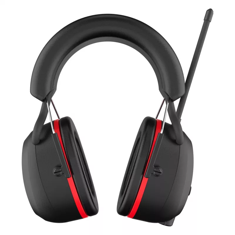 PerfectPro H-40 Kaitsekõrvaklapid ehitusel DAB+/FM-raadio, Bluetooth 5.2, SNR 30 dB, IPX4, USB-C, must