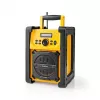 Nedis FM Radio RDFM3100YW - Kaasaskantav FM-raadio Bluetoothi ja AUX-iga, IPX5, kollane