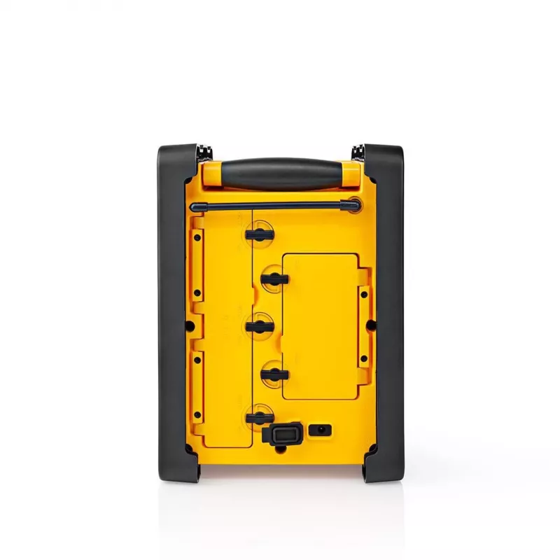 Nedis FM Radio RDFM3100YW - Kaasaskantav FM-raadio Bluetoothi ja AUX-iga, IPX5, kollane