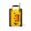 Nedis FM Radio RDFM3100YW - Kaasaskantav FM-raadio Bluetoothi ja AUX-iga, IPX5, kollane