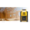 Nedis FM Radio RDFM3100YW - Kaasaskantav FM-raadio Bluetoothi ja AUX-iga, IPX5, kollane