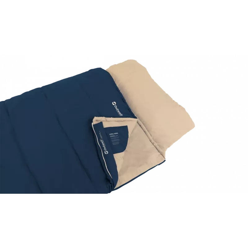Outwell Contour Lux Deep Blue magamiskott 220x85 cm -19 kuni 15 °C parempoolne tõmblukk