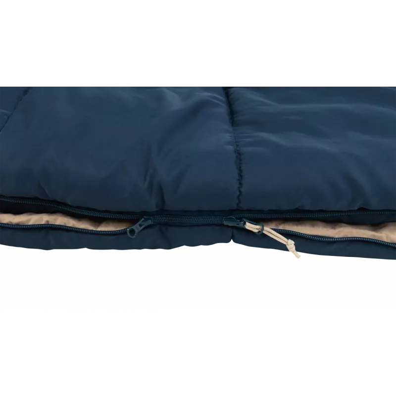 Outwell Contour Lux Deep Blue magamiskott 220x85 cm -19 kuni 15 °C parempoolne tõmblukk