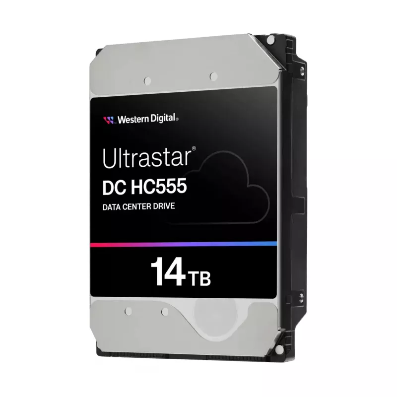 WD Ultrastar DC HC555 14 TB 3.5 inch sisemine kõvaketas - SAS 12Gb/s - 7200 RPM - 512 MB vahemälu - isekrüptiv ketas (SED)