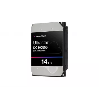 WD Ultrastar DC HC555 14 TB 3,5 inch sisemine kõvaketas - SAS 12Gb/s - 7200 RPM - 512 MB vahemälu - isekrüptiv ketas (SED)
