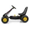 MILLY MALLY Pedaaliga Kart Thor Must, Terasraam, EVA-vahtrattad, Käsipidur, Edasi/Tagasi, Lastele 3-8 aastat, Maksimaalne koormus 30 kg