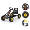 MILLY MALLY Pedaaliga Kart Thor Must, Terasraam, EVA-vahtrattad, Käsipidur, Edasi/Tagasi, Lastele 3-8 aastat, Maksimaalne koormus 30 kg