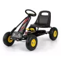 MILLY MALLY Pedaaliga Kart Thor Must, Terasraam, EVA-vahtrattad, Käsipidur, Edasi/Tagasi, Lastele 3-8 aastat, Maksimaalne koormus 30 kg