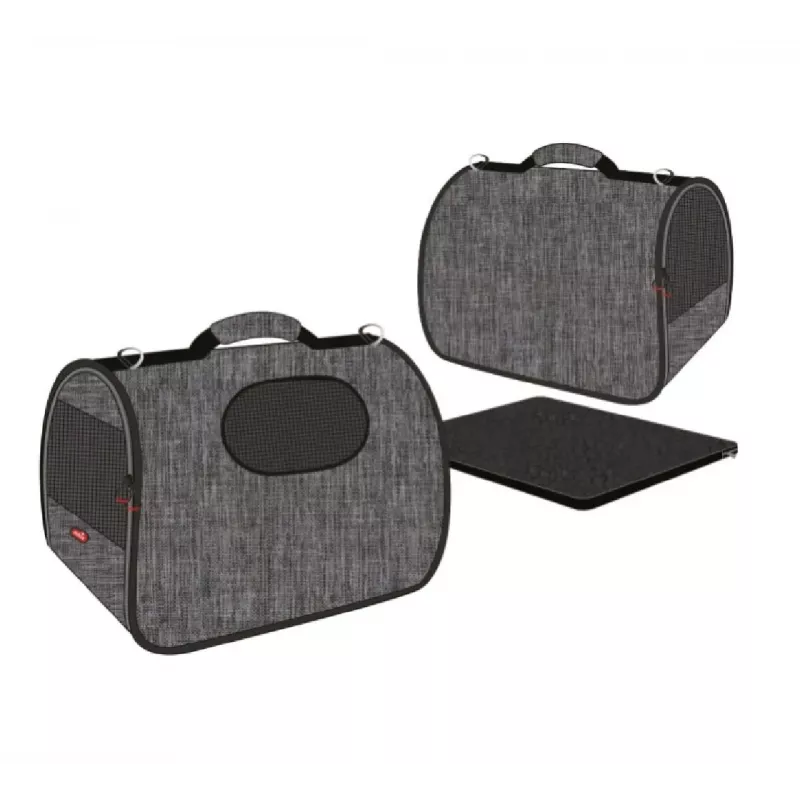 ZOLUX NOMAD L Lemmikloomade transpordikott koertele ja kassidele, hall, 50,5x25x33 cm