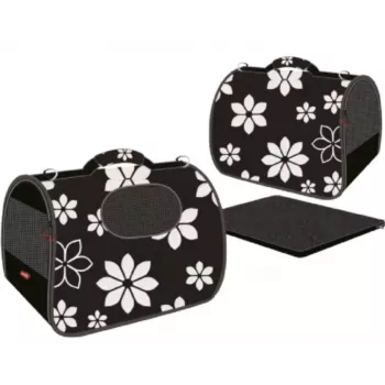 ZOLUX NOMAD FLOWER L Lemmikloomakott Koertele ja Kassidele, 50.5x25x33 cm, Suur, Lilleline Mustriga