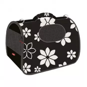 ZOLUX NOMAD FLOWER L Lemmikloomakott Koertele ja Kassidele, 50.5x25x33 cm, Suur, Lilleline Mustriga