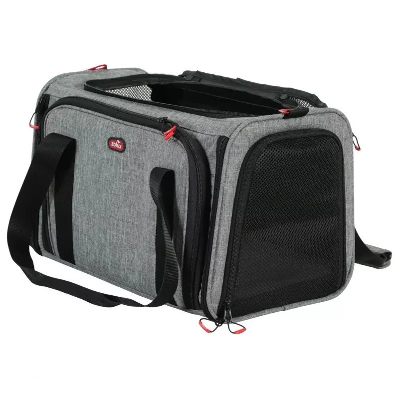 ZOLUX NOMAD M Laiendatav Lemmikloomakandekott 44x28x28 cm Hall