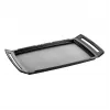 Staub Ristkülikukujuline Malmist Praadimispann Kaanega, Must, Induktsiooniga Ühilduv, 38 cm