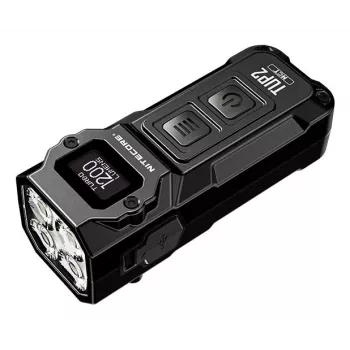 Nitecore TUP2 Võtmehoidja Taskulamp Must 1200lm USB-C