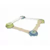 Smoby Life Balance Beam Set lastele - 10-osaline modulaarne tasakaaluraja komplekt astmekividega, sise-/välitingimustesse, vanus 2+