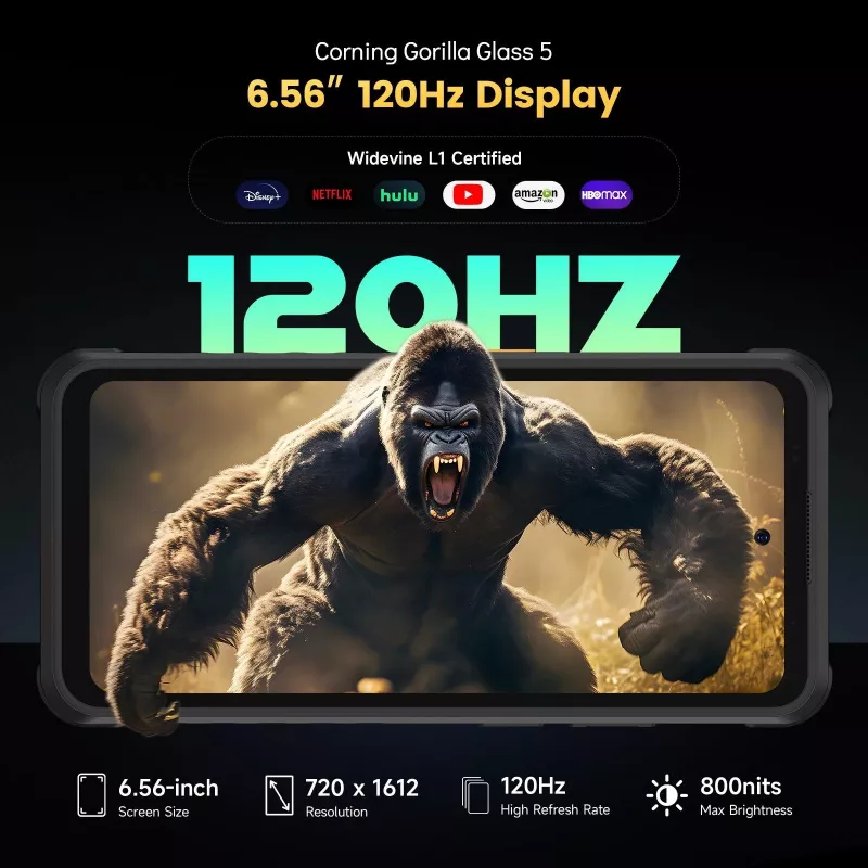 ULEFONE Armor X31 Pro 4G vastupidav nutitelefon, 5,45 inch HD+, 8GB RAM, 256GB salvestusruumi, 5200mAh, IP68/IP69K, oranž