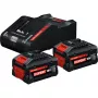 Bosch Expert Starter Set 18V, 2x ProCORE18V 8.0Ah akut + GAL 18V-160 C laadija, must, AMPShare Alliance