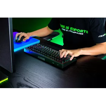 Razer BlackWidow V4 Tenkeyless HyperSpeed Orange Switch Keyboard - US Layout