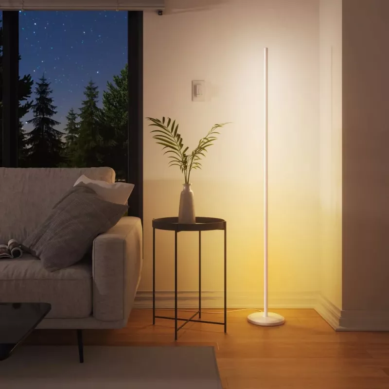 Nanoleaf Floor Lamp Smart Matter WiFi 1700Lm RGBW, White | 22 W | 16M+ colours