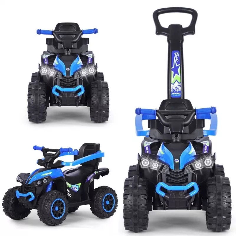 MILLY MALLY Kids Bike with Handle Wild Blue