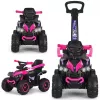 MILLY MALLY lastejalgratas käepidemega Wild Pink 12 tolli