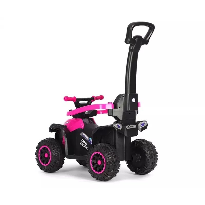 MILLY MALLY lastejalgratas käepidemega Wild Pink 12 tolli