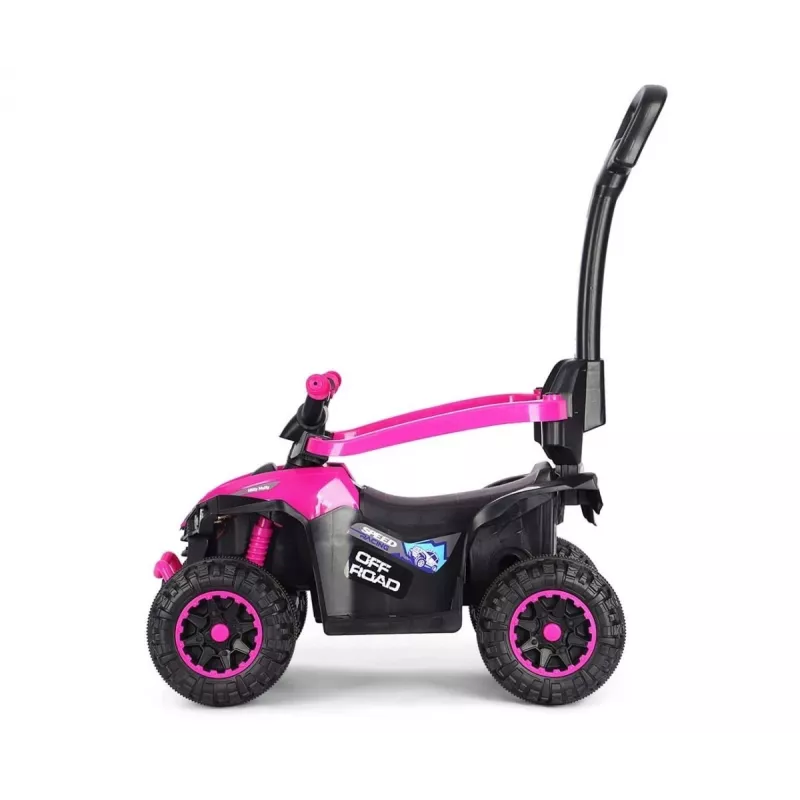 MILLY MALLY lastejalgratas käepidemega Wild Pink 12 tolli