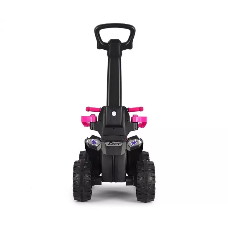 MILLY MALLY lastejalgratas käepidemega Wild Pink 12 tolli