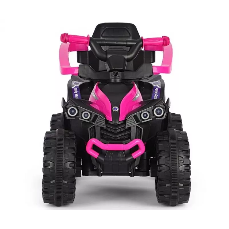 MILLY MALLY lastejalgratas käepidemega Wild Pink 12 tolli