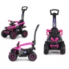 MILLY MALLY lastejalgratas käepidemega Wild Pink 12 tolli