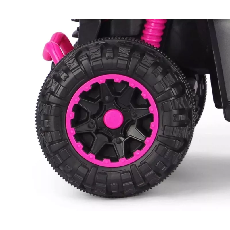 MILLY MALLY lastejalgratas käepidemega Wild Pink 12 tolli