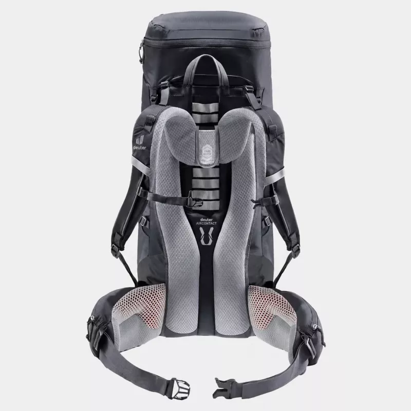 Deuter Aircontact Lite 40+10 seljakott Must/Graphite