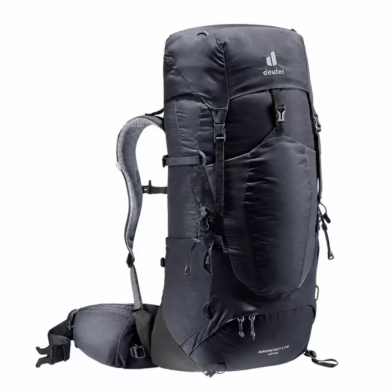 Deuter Aircontact Lite 40+10 seljakott Must/Graphite