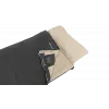Outwell Contour Prime Sünteetiline Magamiskott (190 cm) - Must, Parempoolne Tõmblukk