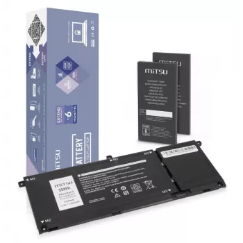 MITSU Aku H5CKD Dell Inspiron 5400 5401 5402 5406 5501 5508 jaoks, 3600 mAh (55 Wh) 15.2 V