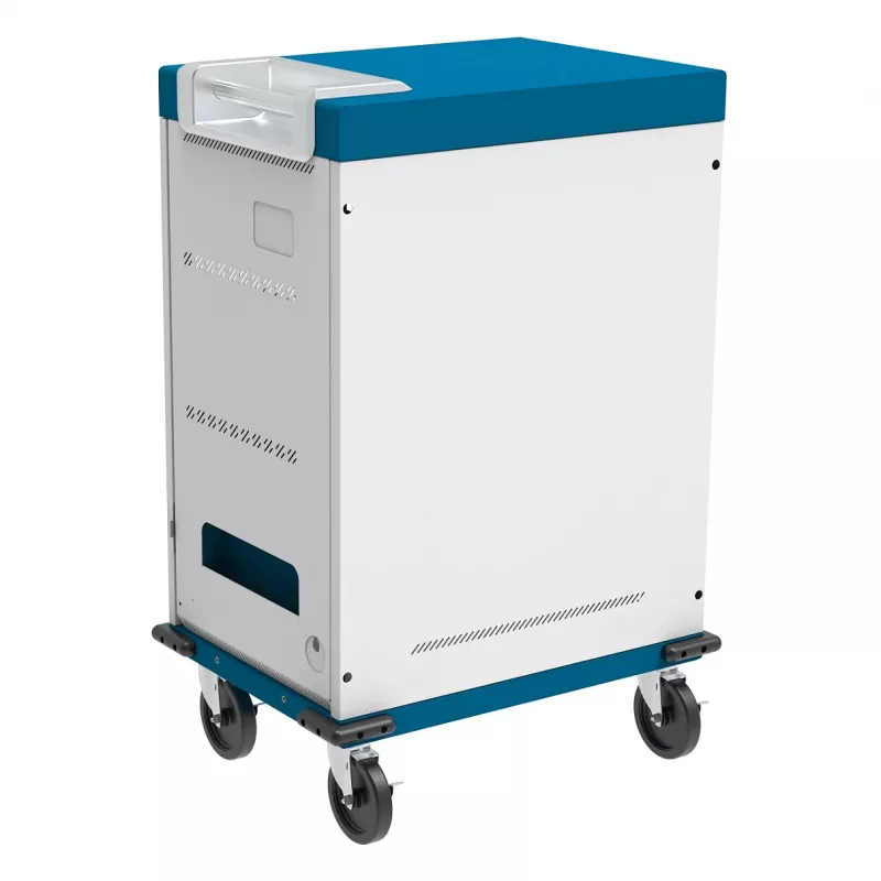 GoodConnections GEMMA T32C tahvelarvutite laadimiskäru USB-C 18W pordi kohta PD3.0 QC3.0 Valge/Sinine