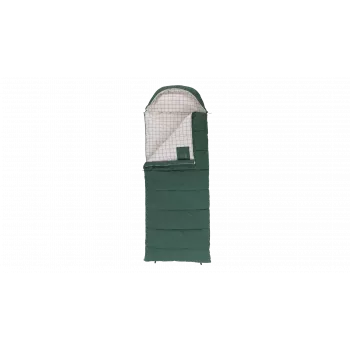 Outwell Camper Prime Green magamiskott 235 x 90 cm -15 kuni 5 °C parempoolse tõmblukuga