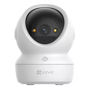 EZVIZ H6c G1 4K Sfääriline IP Turvakaamera Siseruumidesse, 4K UHD, 3840x2160, Wi-Fi, Ethernet, Öövaatlus, Kahesuunaline Heli, AI Tuvastus, Lae/Seina/Laua Kinnitus
