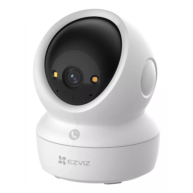 EZVIZ H6c G1 4K Sfääriline IP Turvakaamera Siseruumidesse, 4K UHD, 3840x2160, Wi-Fi, Ethernet, Öövaatlus, Kahesuunaline Heli, AI Tuvastus, Lae/Seina/Laua Kinnitus