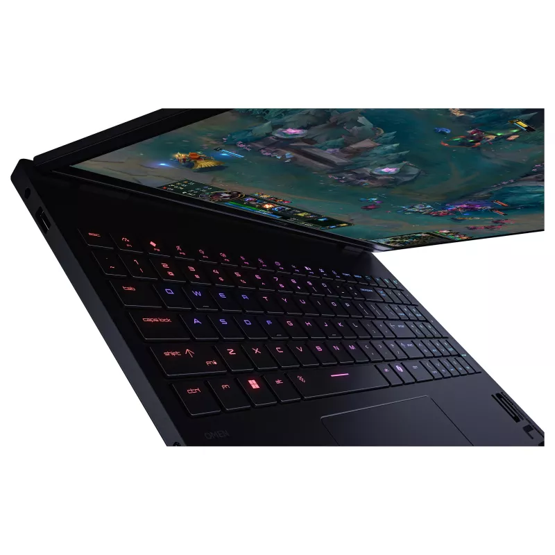 HP HyperX OMEN 15-ga0150ng 15.3-tolline WUXGA IPS 165Hz mängusülearvuti, Intel Core i5-14450HX, 16GB DDR5 RAM, 1TB PCIe SSD, NVIDIA GeForce RTX 5060, Windows 11 Home, Shadow Black