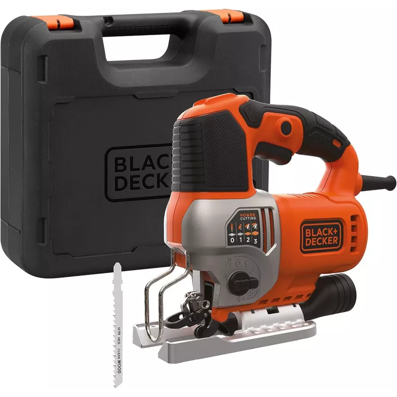 Black & Decker BES610K-QS 650W Pendelketassaag komplektkarbis