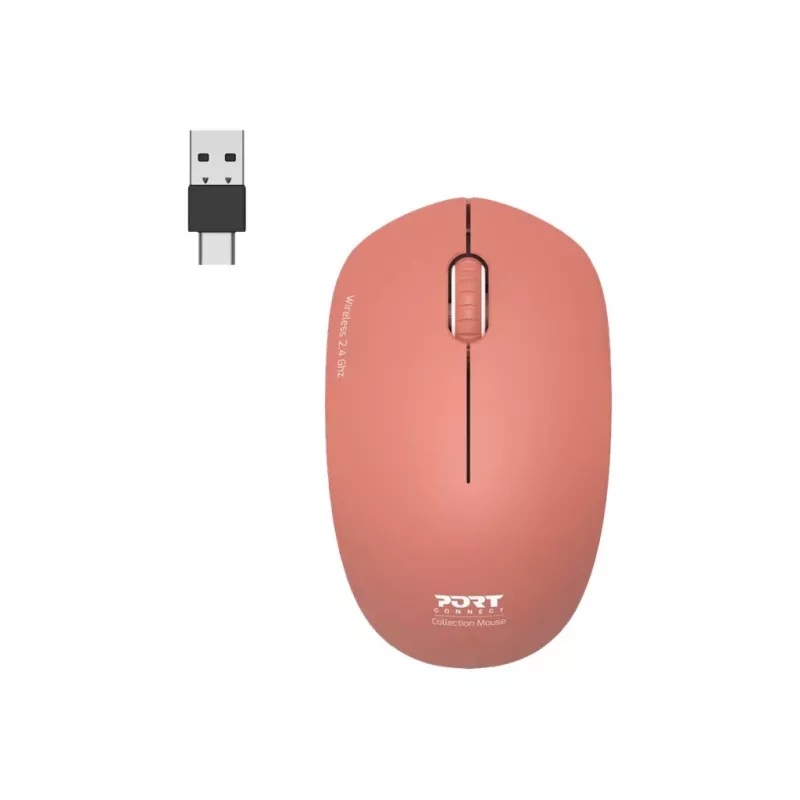 PORT DESIGNS PORT CONNECT Mouse Collection II Wireless 2.4 GHz Orange