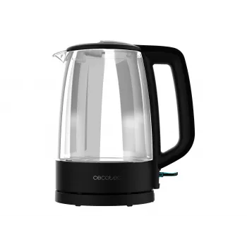 Cecotec ThermoSense 320 Clear Elektriline Veekeetja 2200 W 1.7 L Klaas Must/Läbipaistev