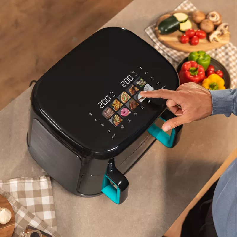 Cecotec Cecofry&Grill Smokin'Prime 11000 Double Hot Air Fryer 11L 2800W Black