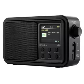 Hyundai PR650BTDAB Kaasaskantav DAB+/FM-raadio Bluetoothiga, must