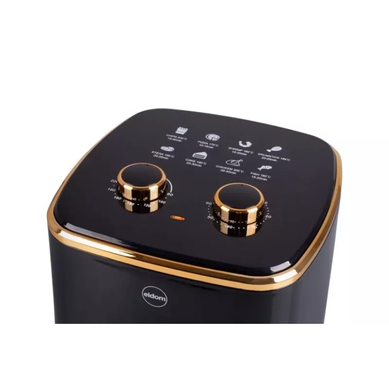 ELDOM FR45 FRITELO 1500 W Rasvavaba Fritüür, Must
