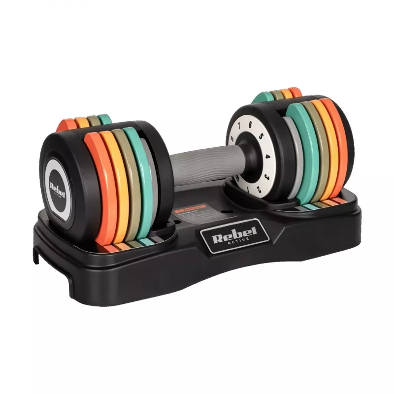 REBEL ACTIVE Automaatsed Malmhantlid 2x10kg RBA2335
